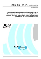 Norma ETSI TS 126101-V5.0.0 30.6.2002 náhľad