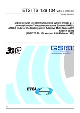Norma ETSI TS 126104-V3.5.0 30.3.2003 náhľad