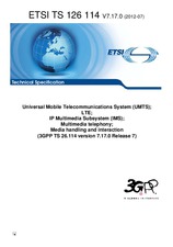 Norma ETSI TS 126114-V7.17.0 10.7.2012 náhľad