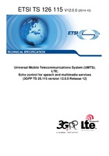 Norma ETSI TS 126115-V12.0.0 1.10.2014 náhľad