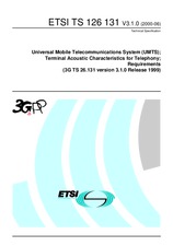 Norma ETSI TS 126131-V3.1.0 22.6.2000 náhľad