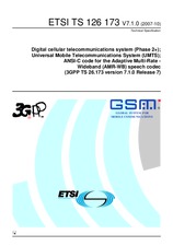 Norma ETSI TS 126173-V7.1.0 15.10.2007 náhľad