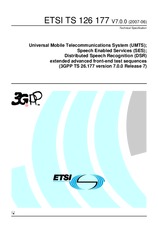 Norma ETSI TS 126177-V7.0.0 28.6.2007 náhľad