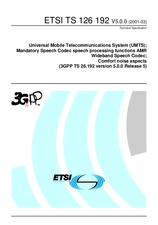 Norma ETSI TS 126192-V5.0.0 6.8.2002 náhľad