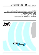 Norma ETSI TS 126194-V5.0.0 5.8.2002 náhľad
