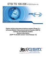 Norma ETSI TS 126226-V12.0.0 1.10.2014 náhľad