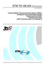 Norma ETSI TS 126234-V5.7.0 31.3.2005 náhľad