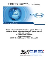 Norma ETSI TS 126267-V11.0.0 16.10.2012 náhľad