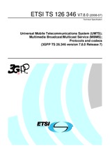 Norma ETSI TS 126346-V7.8.0 1.7.2008 náhľad
