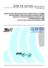 Norma ETSI TS 127001-V3.3.0 28.1.2000 náhľad