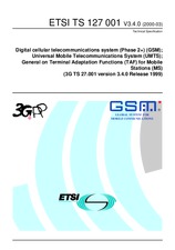 Norma ETSI TS 127001-V3.4.0 31.3.2000 náhľad