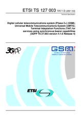 Norma ETSI TS 127003-V4.1.0 31.3.2001 náhľad