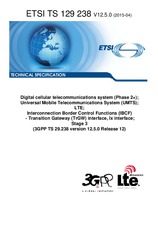 Norma ETSI TS 129238-V12.5.0 10.4.2015 náhľad