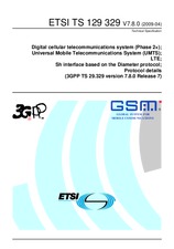 Norma ETSI TS 129329-V7.8.0 23.4.2009 náhľad