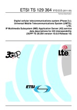 Norma ETSI TS 129364-V10.0.0 18.5.2011 náhľad