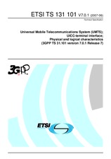 Náhľad ETSI TS 131101-V7.0.1 30.6.2007