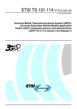 Náhľad ETSI TS 131114-V7.0.0 28.6.2007