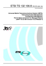 Náhľad ETSI TS 132106-8-V4.0.0 31.3.2001