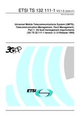 Norma ETSI TS 132111-1-V3.1.0 22.7.2000 náhľad