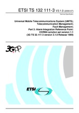Norma ETSI TS 132111-3-V3.1.0 22.7.2000 náhľad