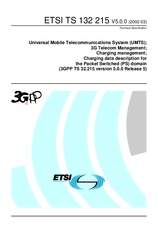 Norma ETSI TS 132215-V5.0.0 31.3.2002 náhľad