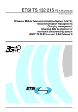 Norma ETSI TS 132215-V5.4.0 30.6.2003 náhľad