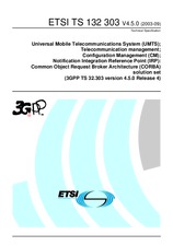 Norma ETSI TS 132303-V4.5.0 30.9.2003 náhľad
