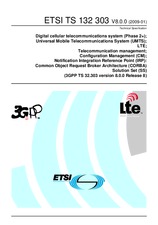 Norma ETSI TS 132303-V8.0.0 27.1.2009 náhľad