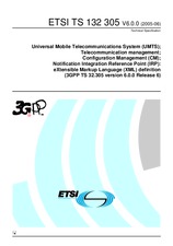 Norma ETSI TS 132305-V6.0.0 30.6.2005 náhľad