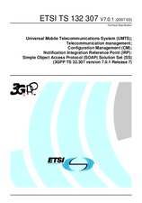 Norma ETSI TS 132307-V7.0.1 31.3.2007 náhľad