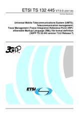 Norma ETSI TS 132445-V7.0.0 30.6.2007 náhľad