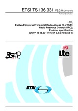 Norma ETSI TS 136331-V9.3.0 7.7.2010 náhľad