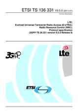 Norma ETSI TS 136331-V9.5.0 14.1.2011 náhľad
