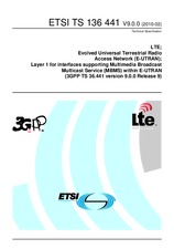 Norma ETSI TS 136441-V9.0.0 18.2.2010 náhľad