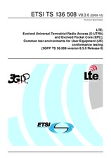 Norma ETSI TS 136508-V8.3.0 28.10.2009 náhľad