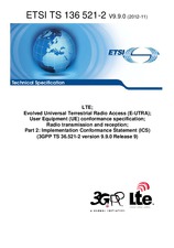 Norma ETSI TS 136521-2-V9.9.0 9.11.2012 náhľad