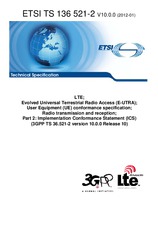 Norma ETSI TS 136521-2-V10.0.0 18.1.2012 náhľad