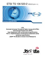 Norma ETSI TS 136523-2-V9.6.0 4.11.2011 náhľad