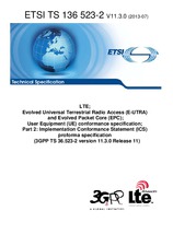 Norma ETSI TS 136523-2-V11.3.0 2.7.2013 náhľad