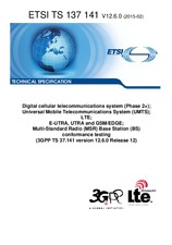 Norma ETSI TS 137141-V12.6.0 4.2.2015 náhľad