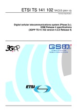 Norma ETSI TS 141102-V4.3.0 31.12.2001 náhľad
