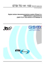 Náhľad ETSI TS 141102-V4.4.0 31.3.2002