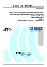 Náhľad ETSI TS 142019-V4.0.0 31.7.2001