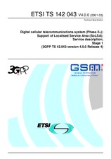 Norma ETSI TS 142043-V4.0.0 31.3.2001 náhľad