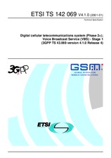 Norma ETSI TS 142069-V4.1.0 25.6.2001 náhľad