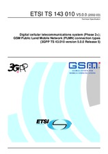 Norma ETSI TS 143010-V5.0.0 31.3.2002 náhľad