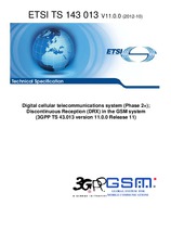 Norma ETSI TS 143013-V11.0.0 18.10.2012 náhľad