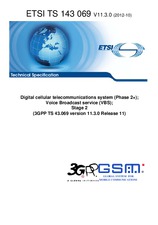 Norma ETSI TS 143069-V11.3.0 18.10.2012 náhľad