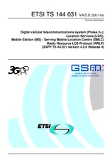 Náhľad ETSI TS 144031-V4.0.0 15.5.2001