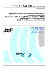 Norma ETSI TS 144031-V5.10.0 20.9.2004 náhľad